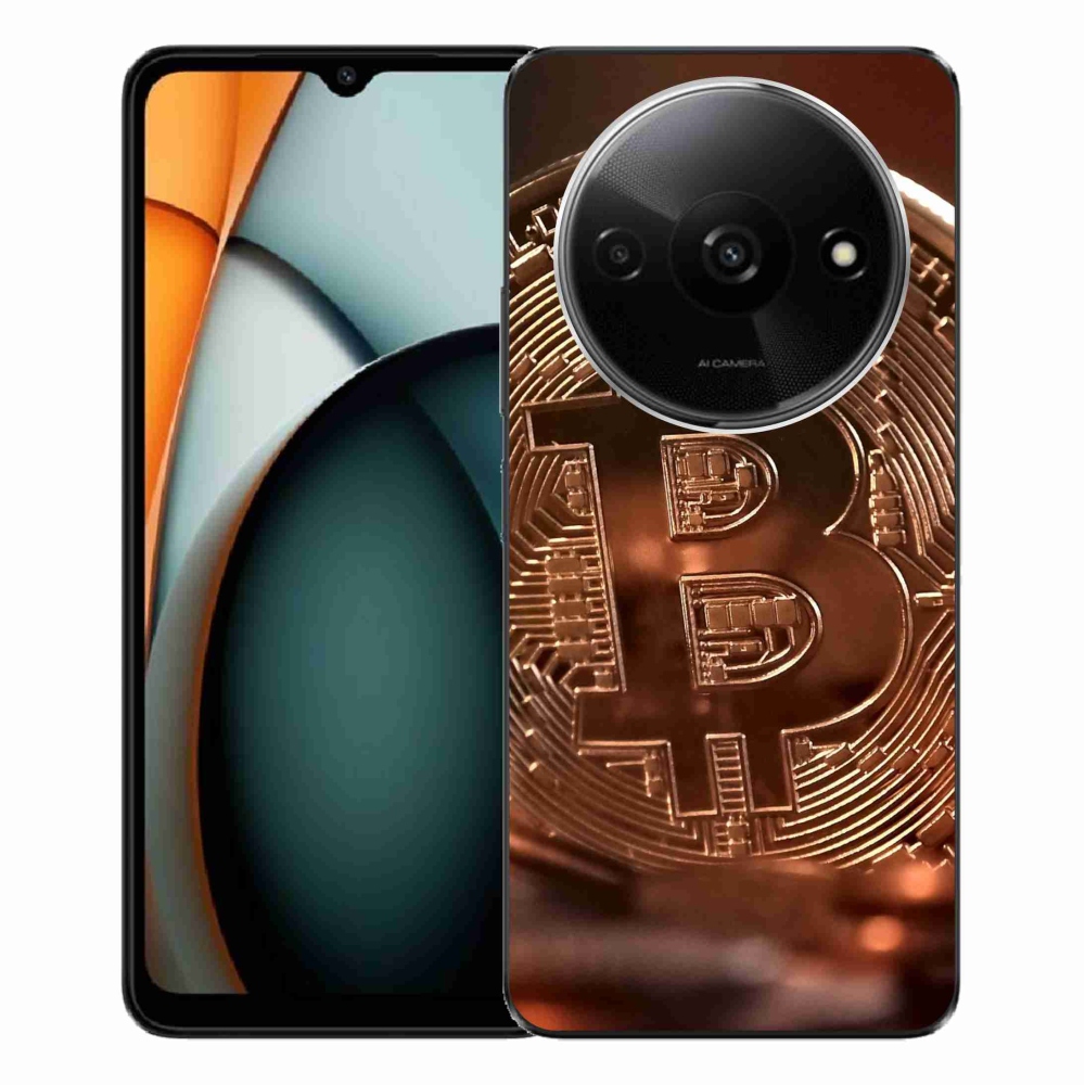 Gelový kryt mmCase na Xiaomi Redmi A3 - bitcoin