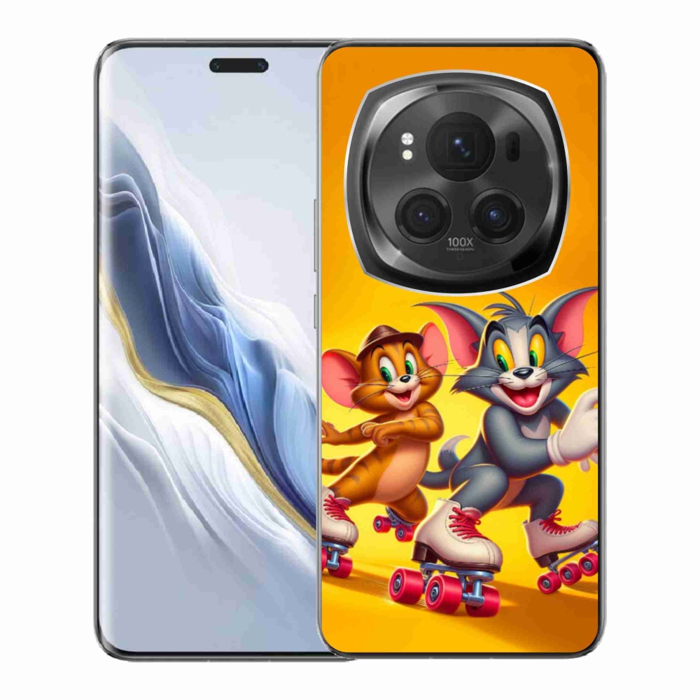 Gelový kryt mmCase na Honor Magic 6 Pro 5G - tom a jerry
