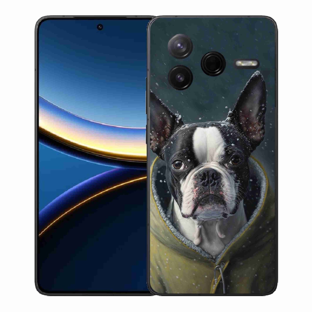 Gelový kryt mmCase na Xiaomi Poco F7 Pro - buldoček