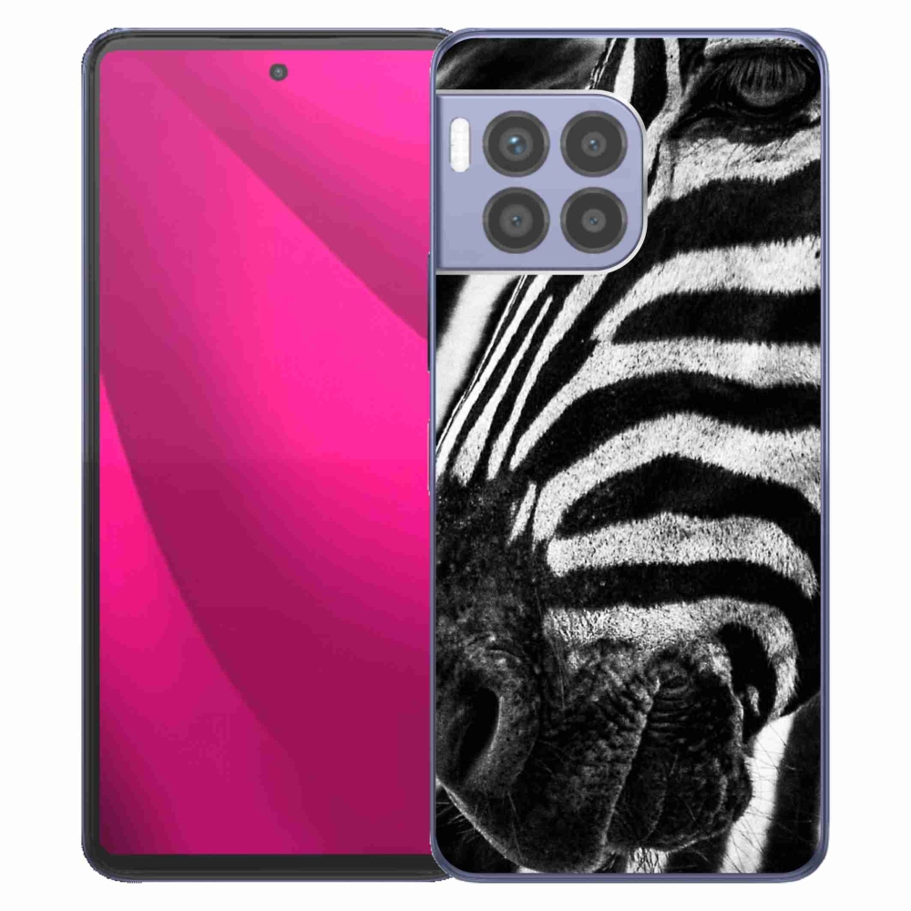 Gelový kryt mmCase na T-Mobile T Phone 2 Pro - zebra