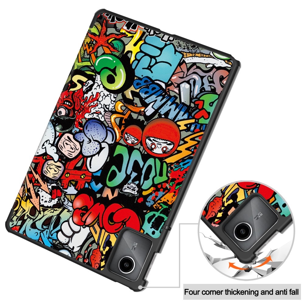Print chytré zavírací pouzdro na Lenovo Tab M11/Tab K11 - graffiti