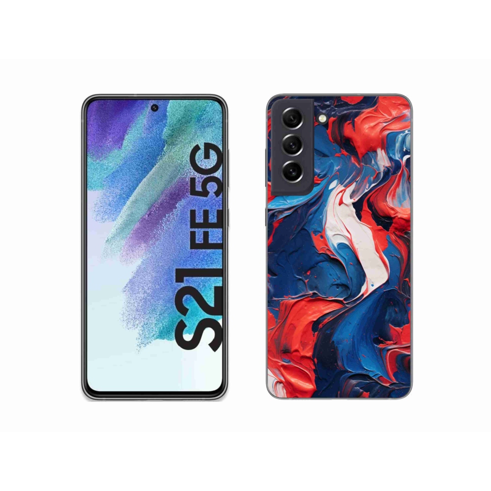 Gelový kryt mmCase na Samsung Galaxy S21 FE 5G - abstraktní motiv 7