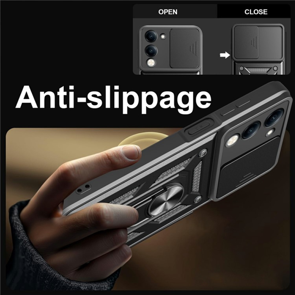 Slide odolný kryt na Vivo Y29s 5G - černý