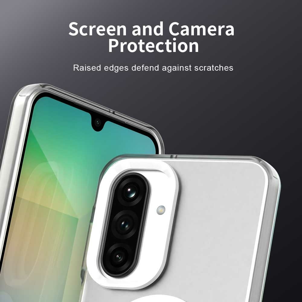 Candy gelový obal s MagSafe na Samsung Galaxy A26 5G - bílý