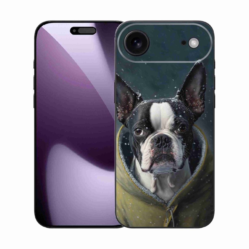 Gelový kryt mmCase na iPhone 17 Air - buldoček