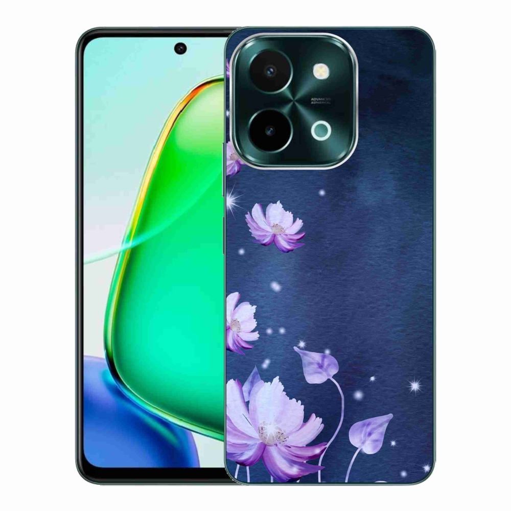 Gelový obal mmCase na Vivo Y28 - padající květy