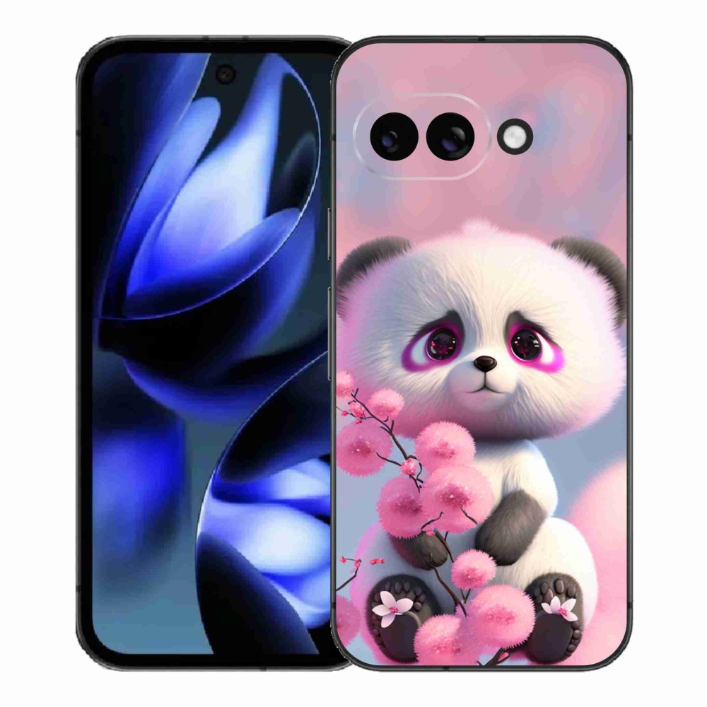 Gelový kryt mmCase na Google Pixel 9a - roztomilá panda 1