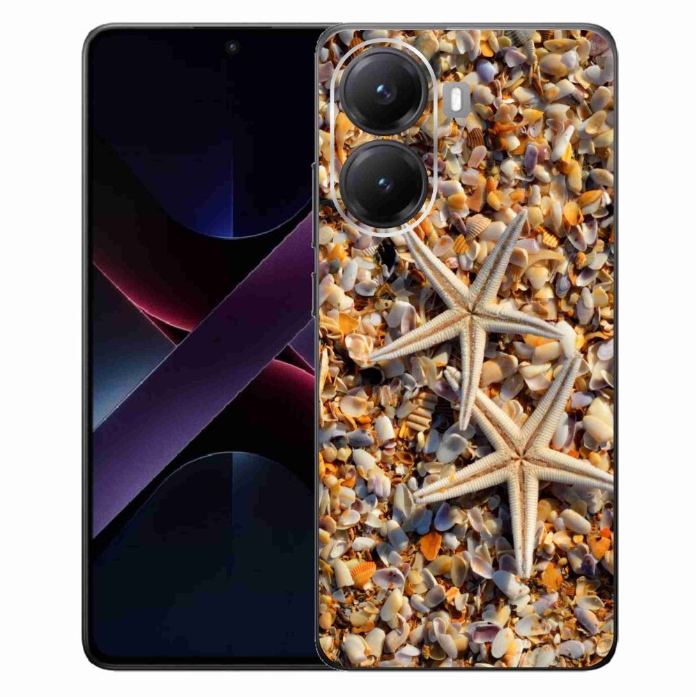 Gelový kryt mmCase na Xiaomi Poco X7 Pro 5G - mořské hvězdice