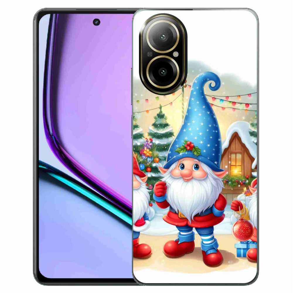 Gelový kryt mmCase na Realme C67 - vánoční skřítci