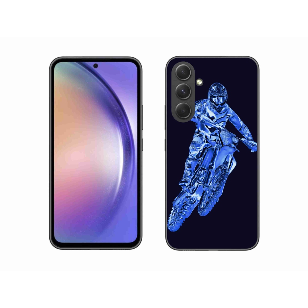 Gelový kryt mmCase na Samsung Galaxy A54 5G - motocross 1