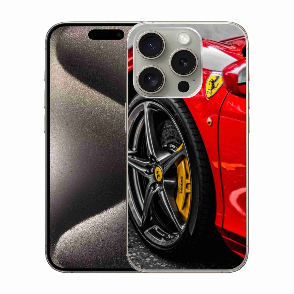 Gelový kryt mmCase na iPhone 15 Pro - auto 1