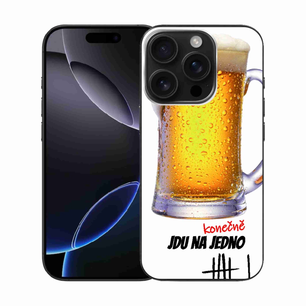 Gelový kryt mmCase na iPhone 16 Pro - jdu na jedno