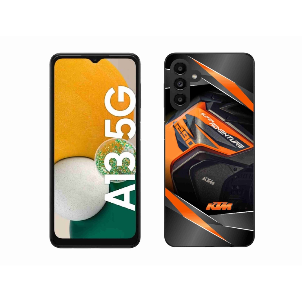 Gelový kryt mmCase na Samsung Galaxy A13 5G - motorka ktm