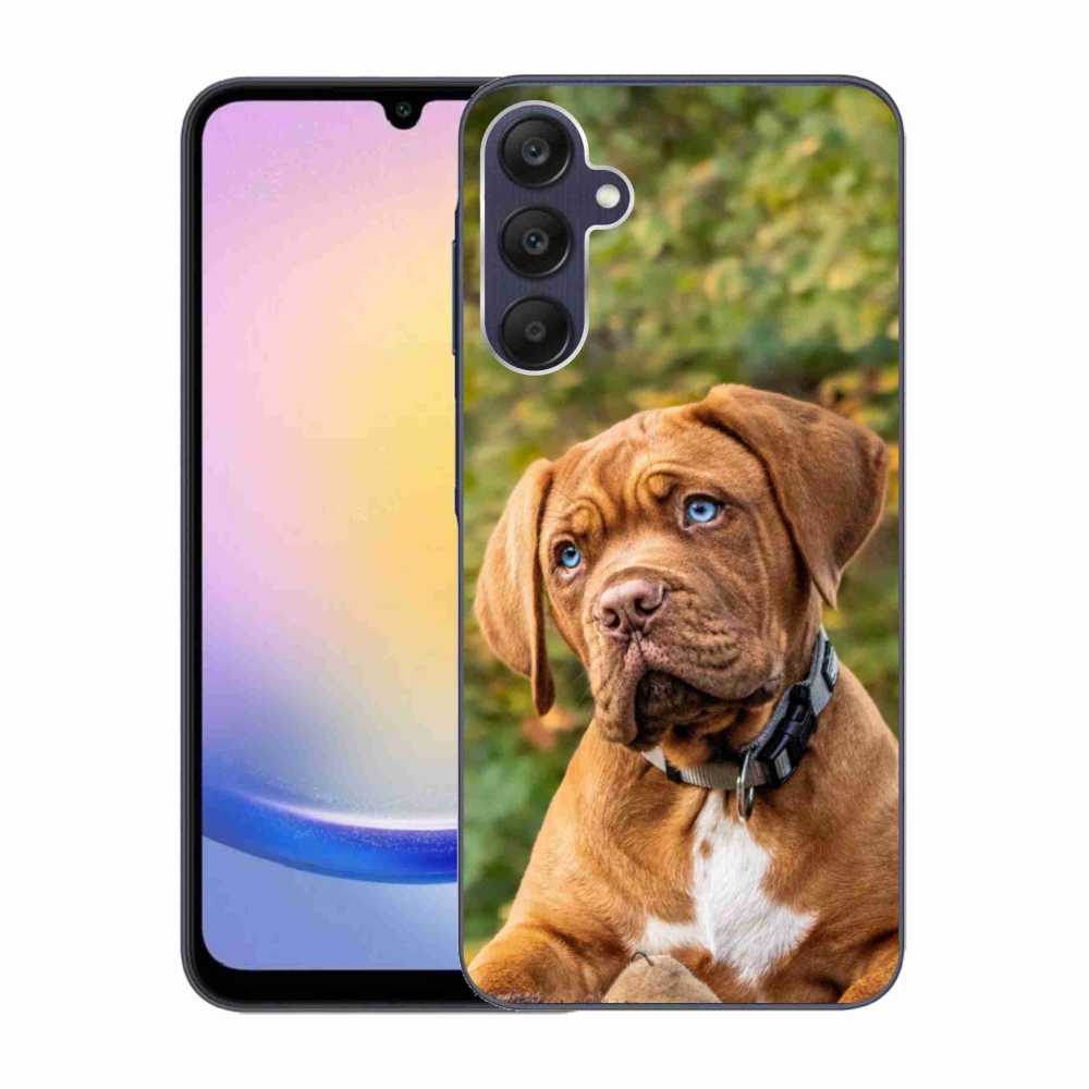 Gelový kryt mmCase na Samsung Galaxy A25 5G - štěně 
