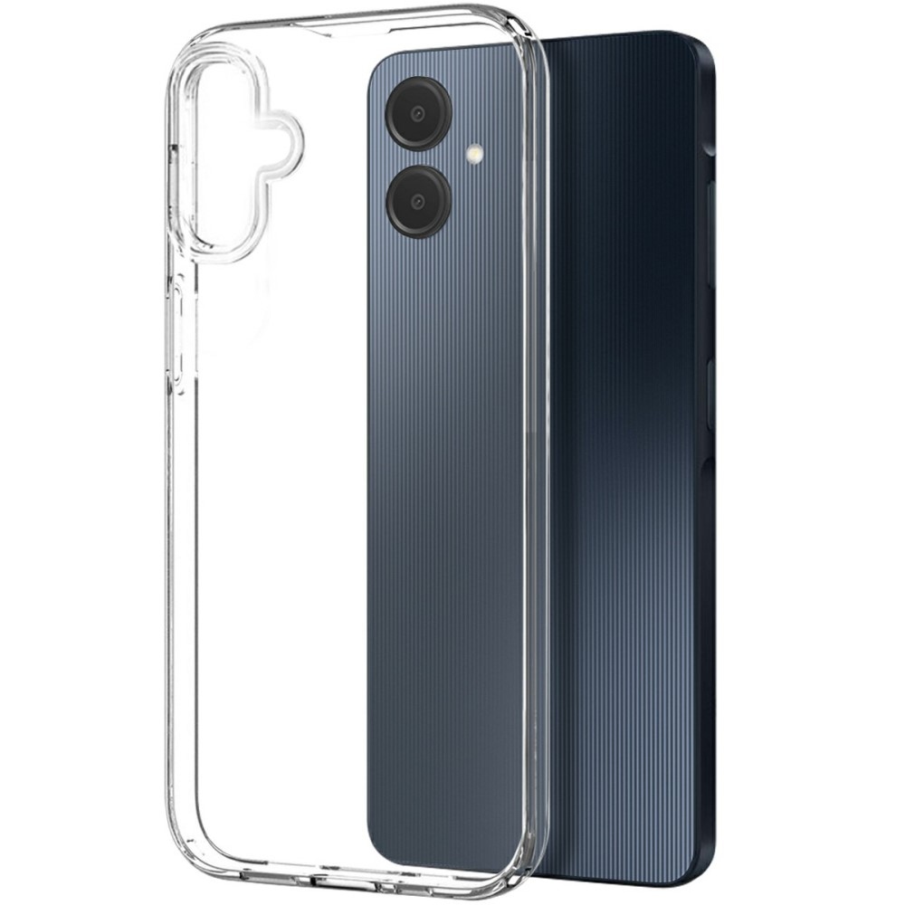 NORTHJO průhledný gelový obal + tvrzené sklo na Samsung Galaxy A06 - průhledný