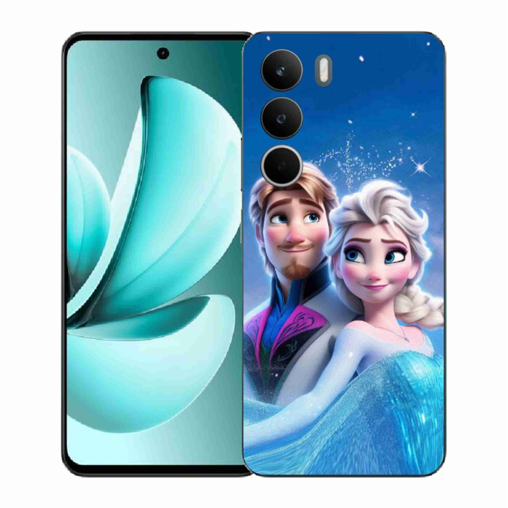 Gelový kryt mmCase na Realme C71 - ledové království 1