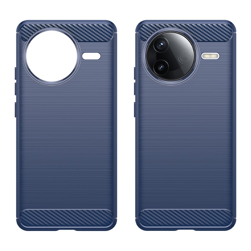 Carbon odolný gelový obal na Xiaomi Poco F7 Pro - modrý