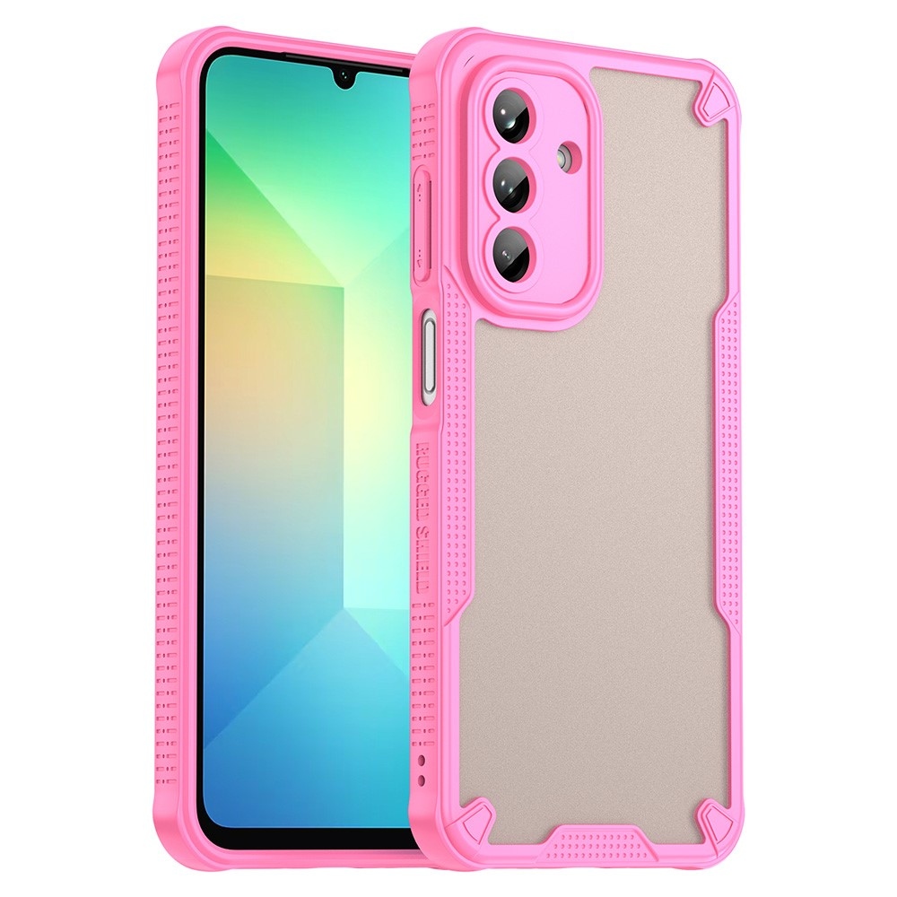Frosted odolný kryt na Samsung Galaxy A26 5G - růžový