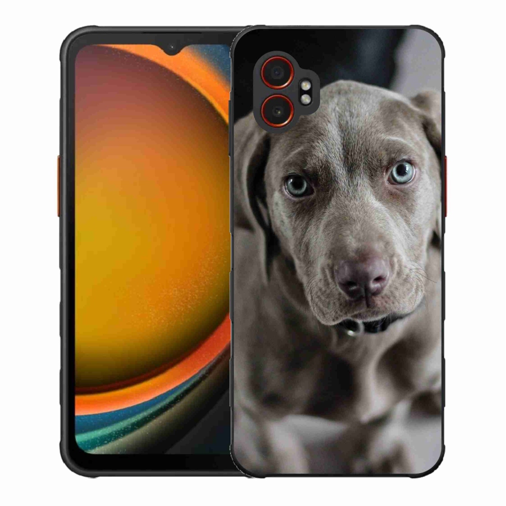 Gelový kryt mmCase na Samsung Galaxy Xcover 7 Pro - výmarský ohař