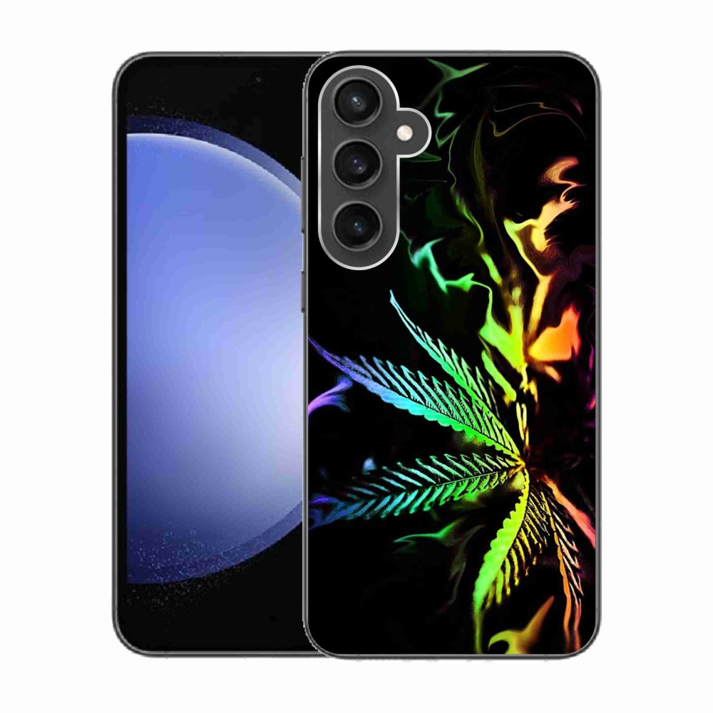 Gelový kryt mmCase na Samsung Galaxy S23 FE - konopí 2