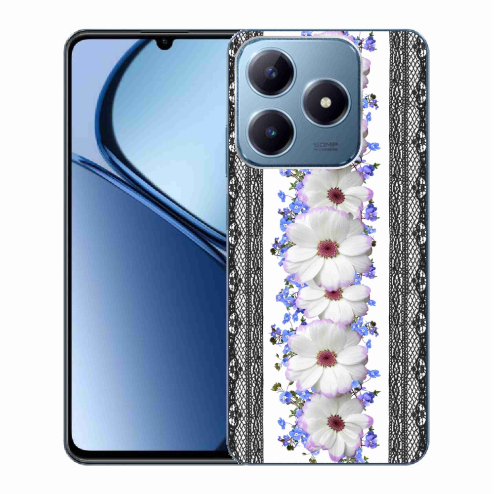 Gelový kryt mmCase na Realme C63 - květiny 8