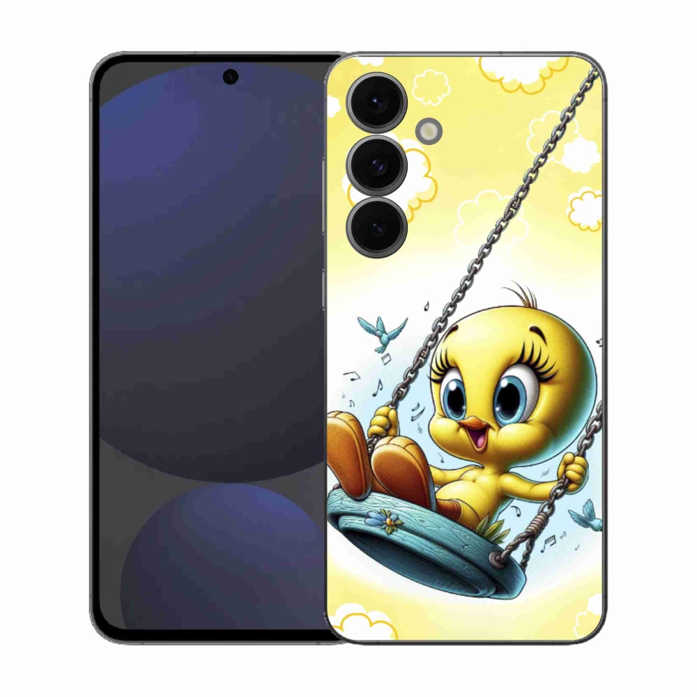 Gelový kryt mmCase na Samsung Galaxy S25 FE - tweety