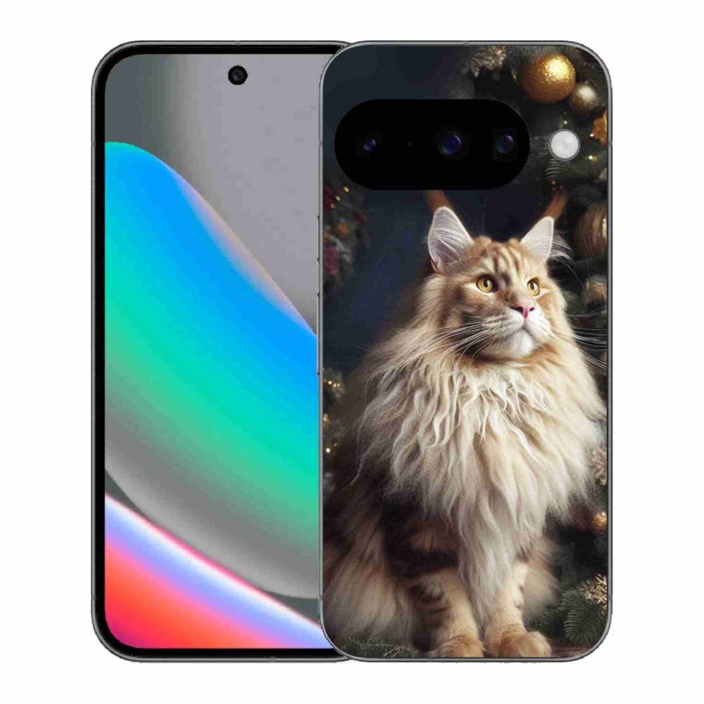 Gelový kryt mmCase na Google Pixel 10 - kočka u stromku