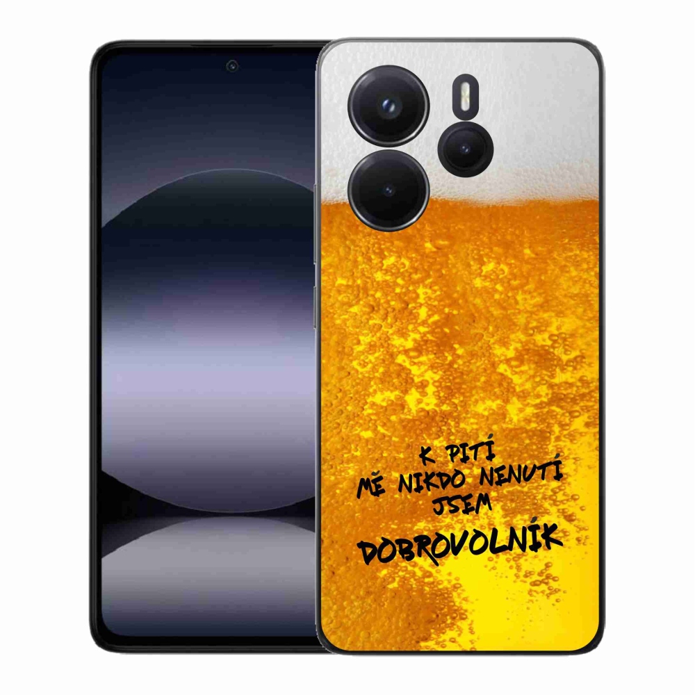 Gelový kryt mmCase na Xiaomi Redmi Note 14 - pivní motiv 4