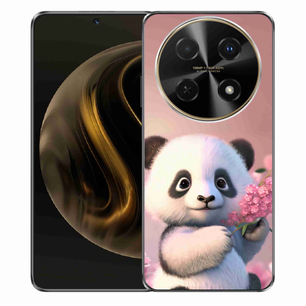 Gelový kryt mmCase na Huawei Nova 12i - roztomilá panda
