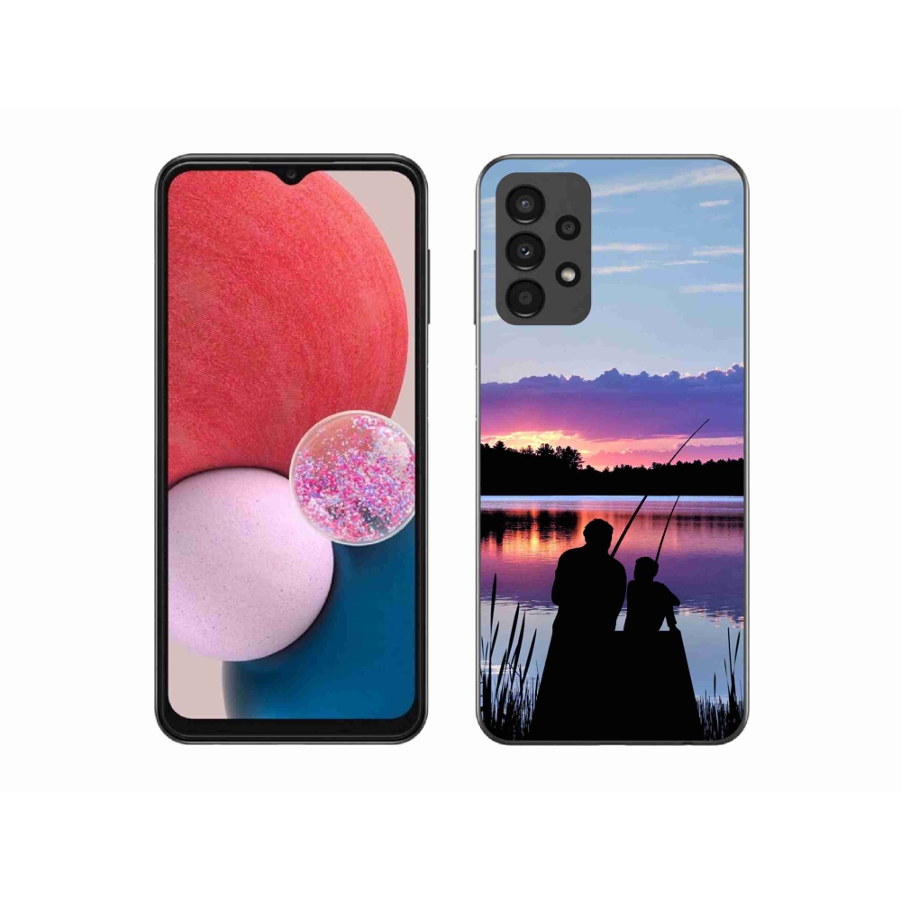 Gelový kryt mmCase na Samsung Galaxy A13 4G - rybaření 2