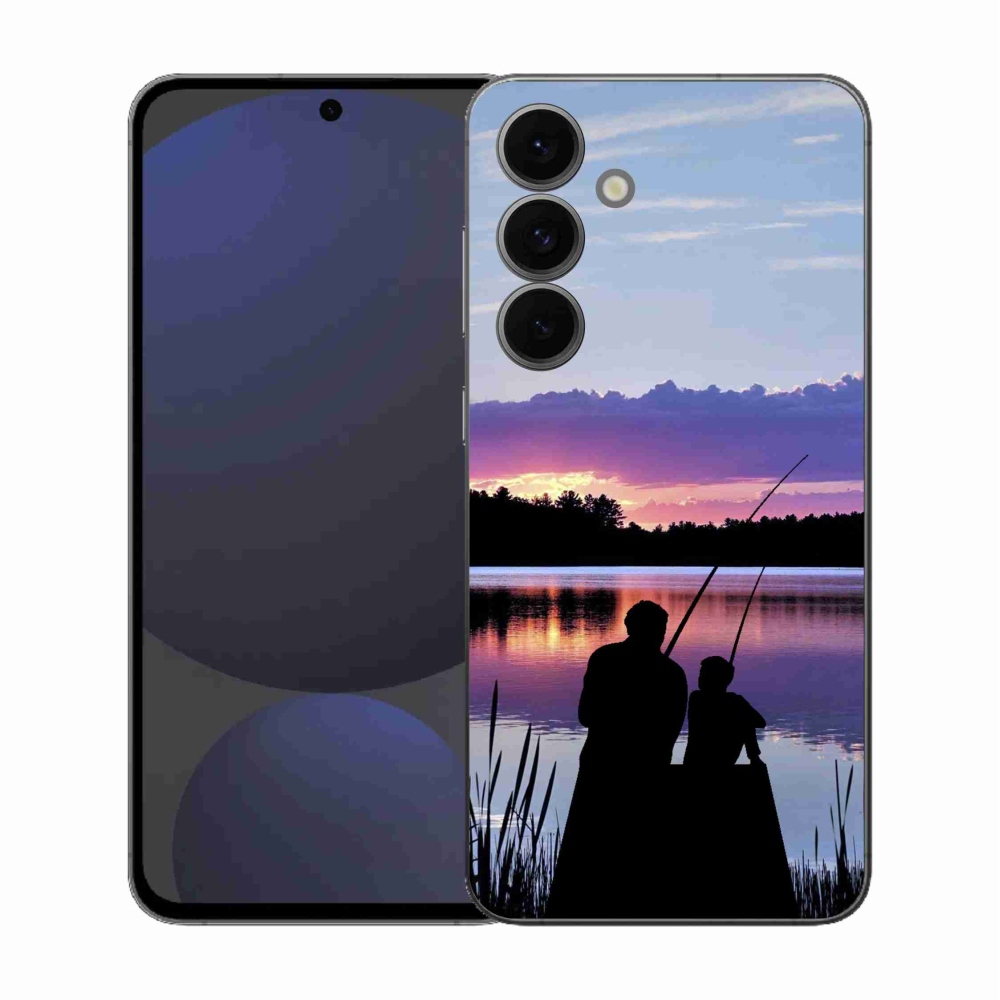 Gelový kryt mmCase na Samsung Galaxy S25 FE - rybaření 2