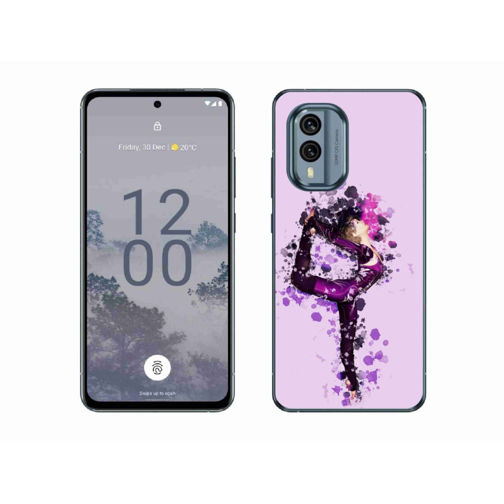 Gelový kryt mmCase na Nokia X30 5G - baletka