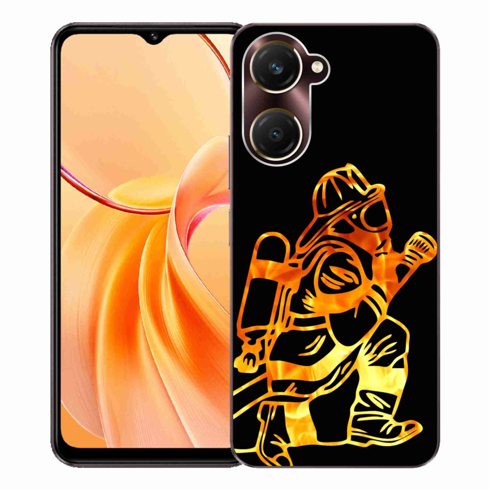Gelový kryt mmCase na Vivo Y28s 5G - hasič 1