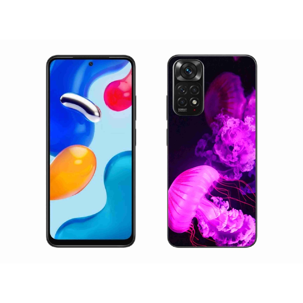 Gelový kryt mmCase na Xiaomi Redmi Note 11S 4G - medúza 1
