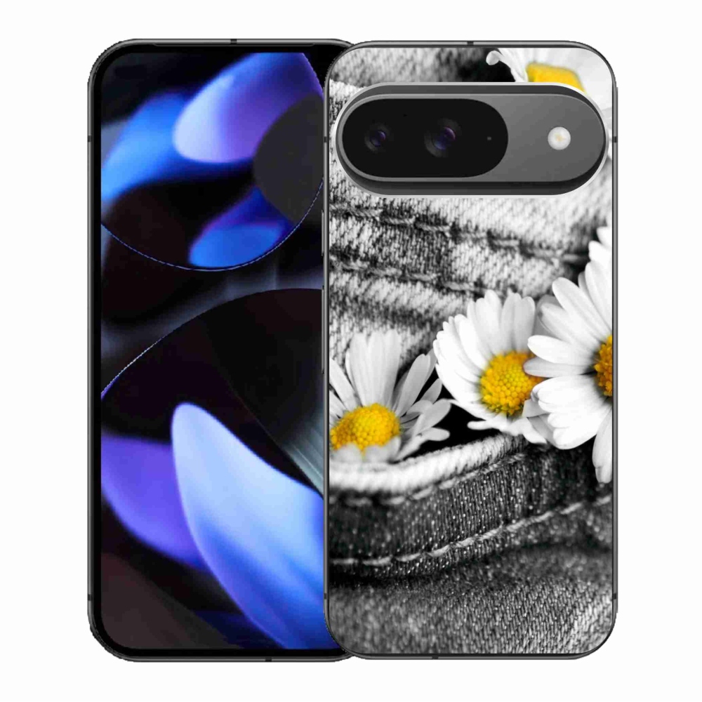 Gelový obal mmCase na Google Pixel 9/9 Pro - kopretiny