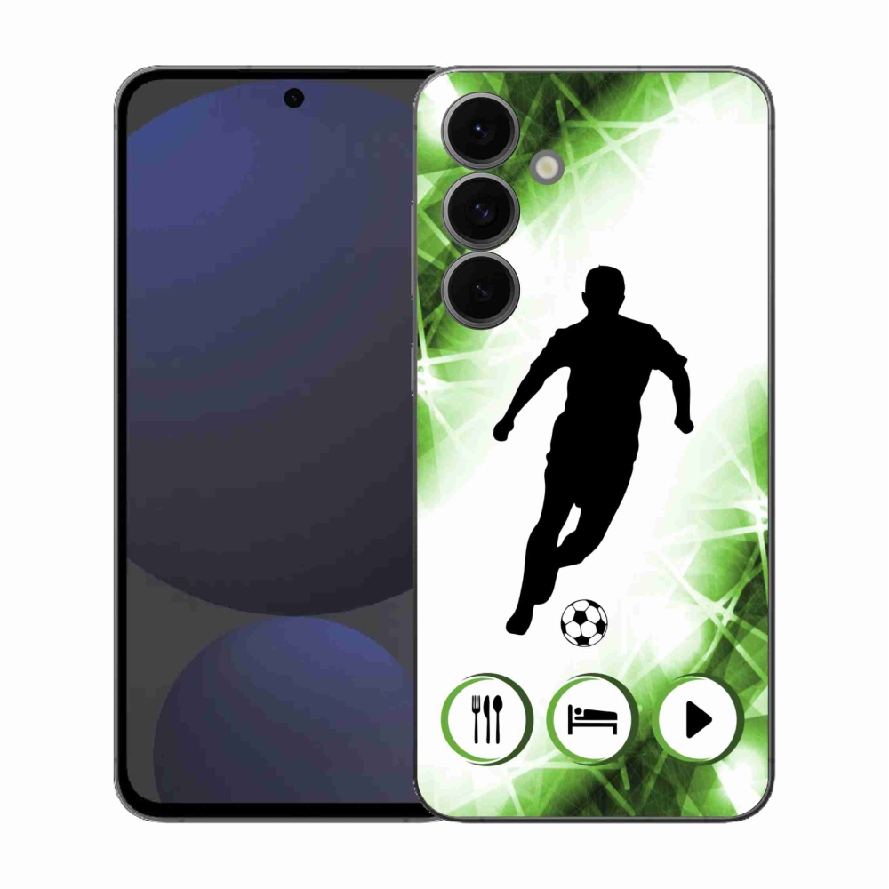 Gelový kryt mmCase na Samsung Galaxy S25 FE - fotbalista