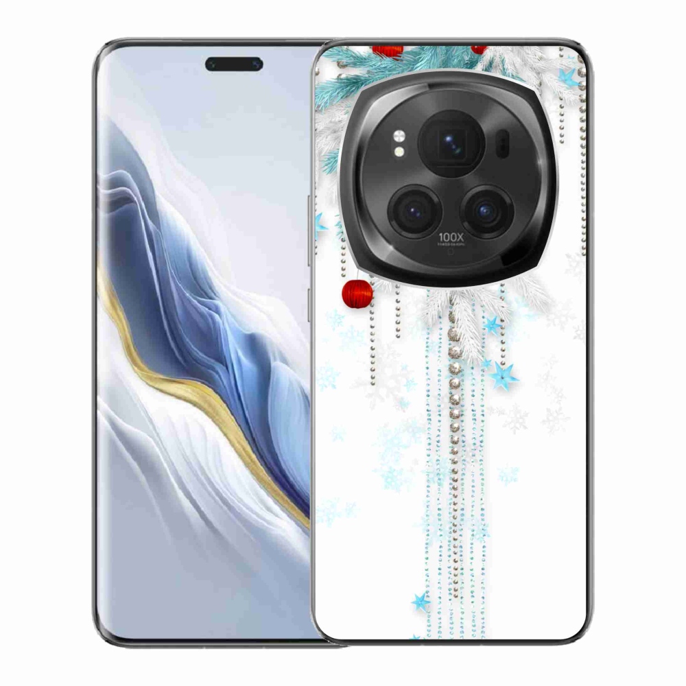 Gelový kryt mmCase na Honor Magic 6 Pro 5G - vánoční ozdoby