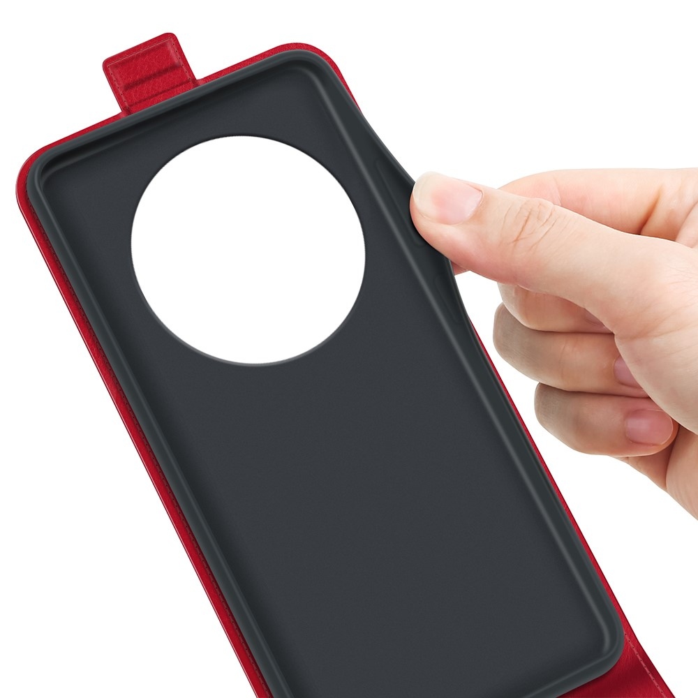 Vertical knížkové pouzdro na Xiaomi Redmi 14C/Poco C75 - červené