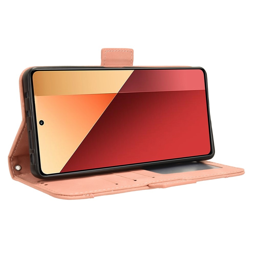 Cards knížkové pouzdro na Xiaomi Redmi Note 14S/Note 13 Pro 4G/Poco M6 Pro - růžové