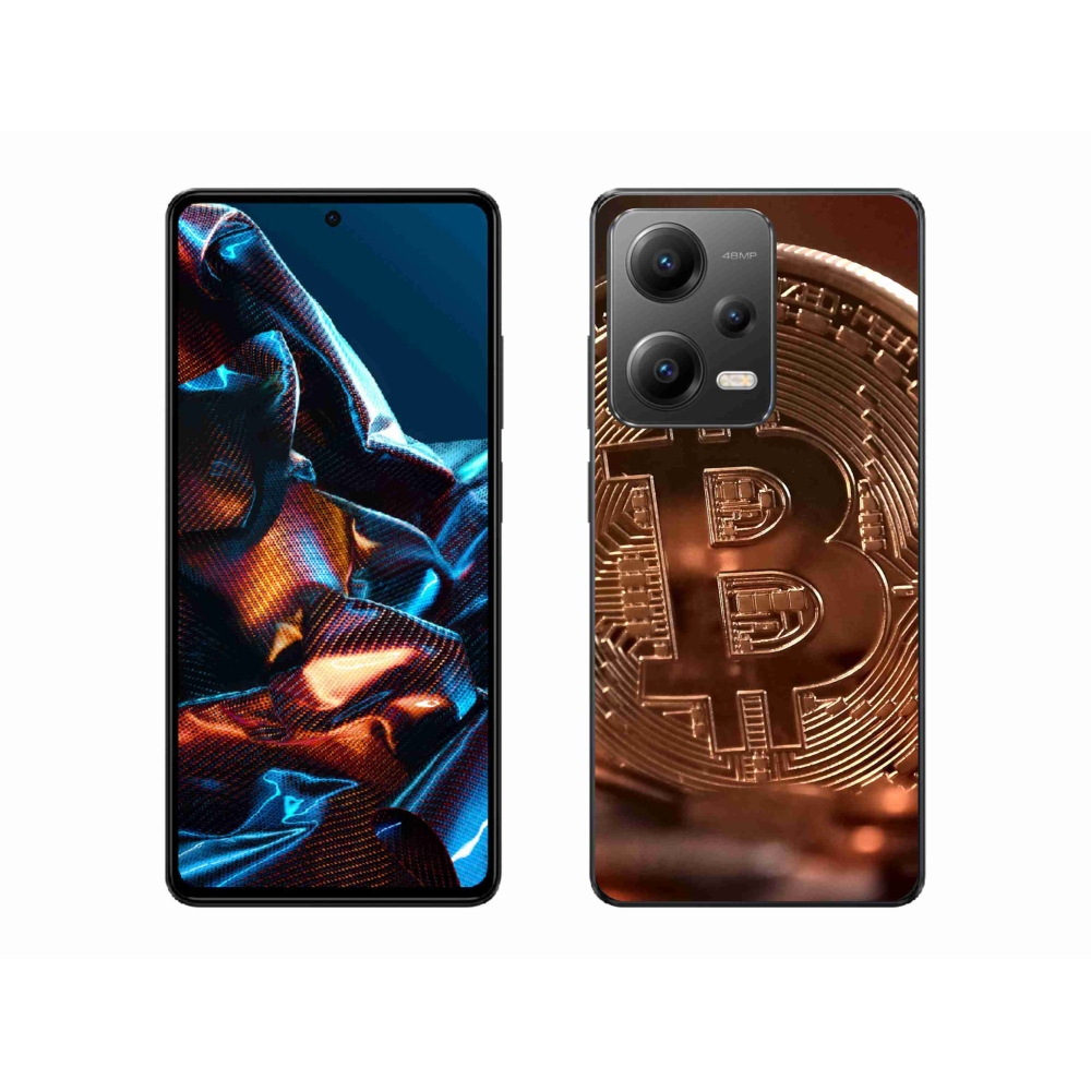 Gelové pouzdro mmCase na mobil Xiaomi Redmi Note 12 Pro 5G - bitcoin