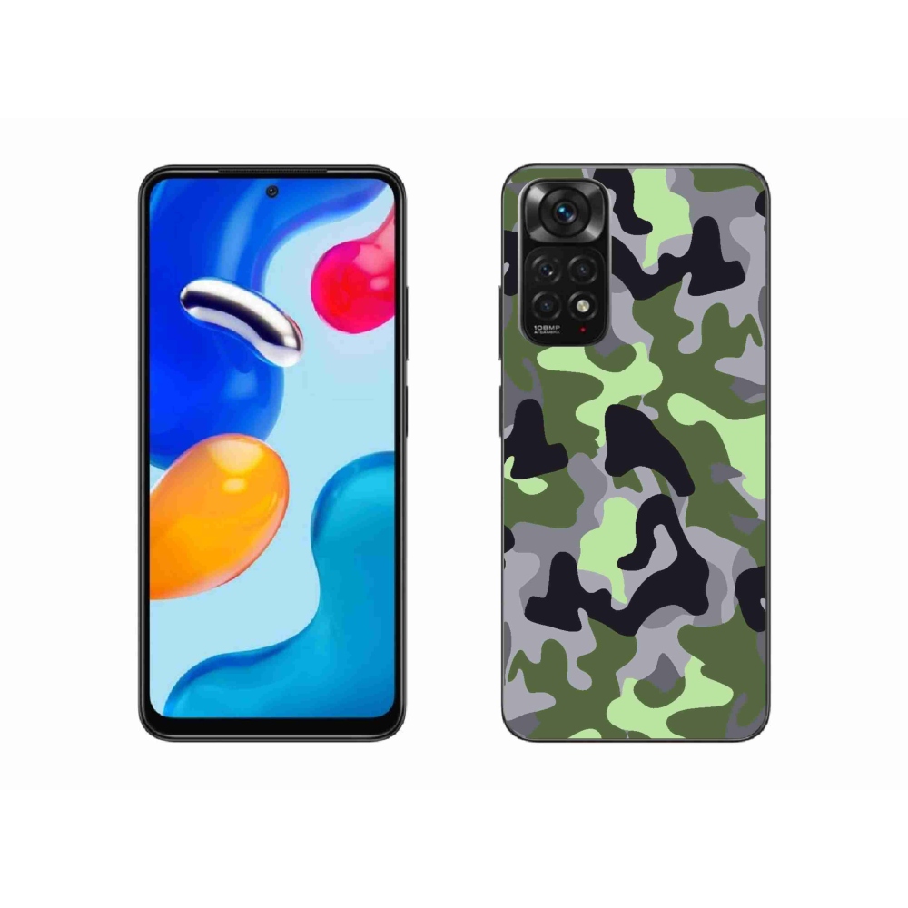 Gelový kryt mmCase na Xiaomi Redmi Note 11S 4G - maskáčový vzor 7