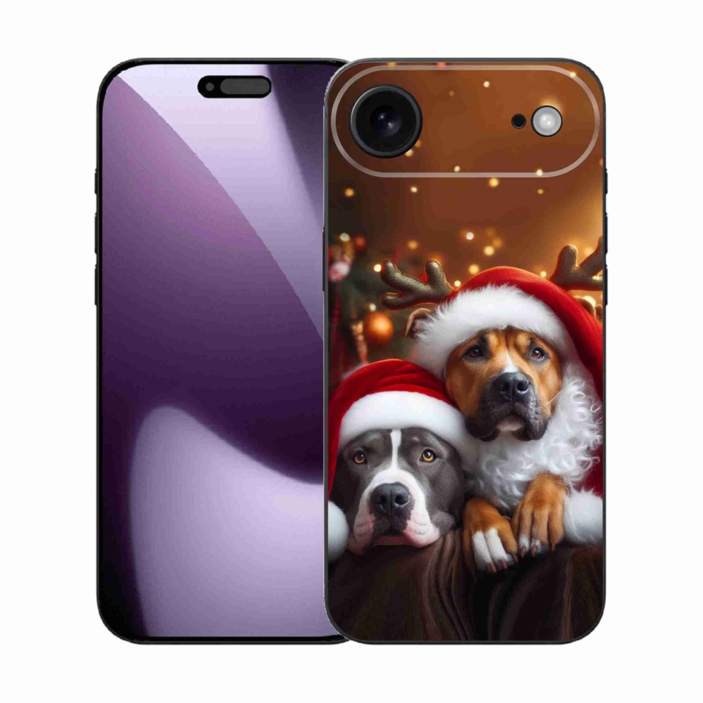 Gelový kryt mmCase na iPhone 17 Air - vánoční psi