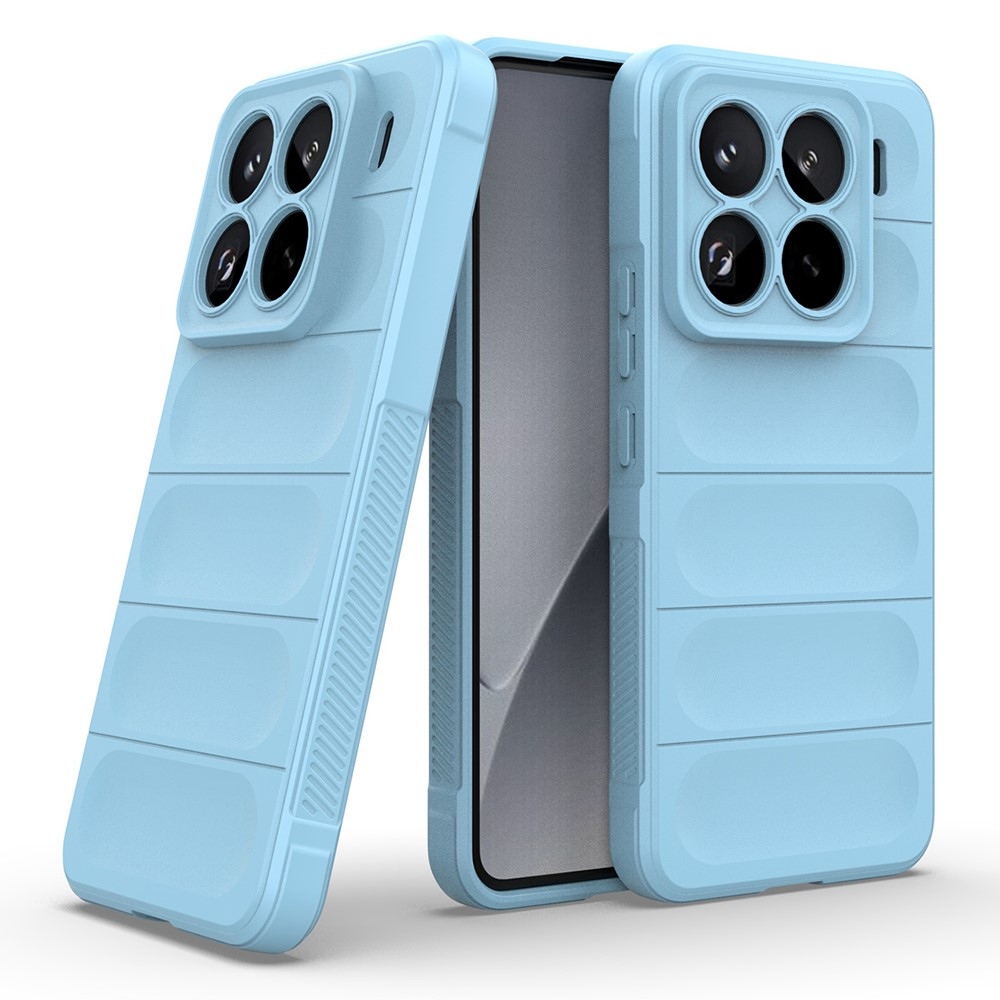 Rugg odolný gelový obal na Xiaomi 15 Pro - světlemodrý