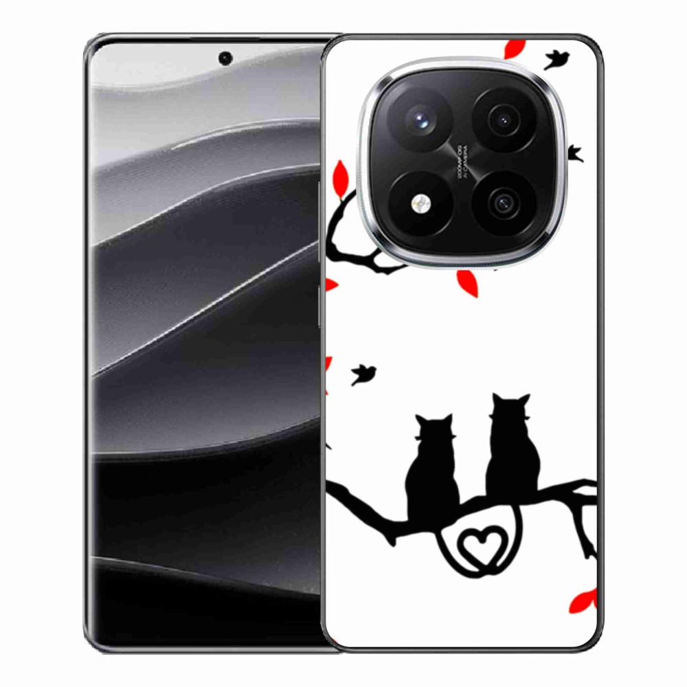 Gelový kryt mmCase na Xiaomi Redmi Note 14 Pro+ 5G - kočičí láska