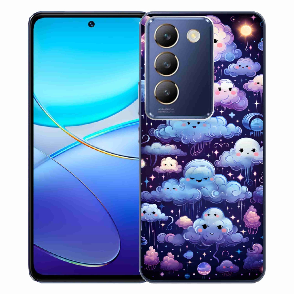 Gelový kryt mmCase na Vivo V40 SE 4G/5G - mráčky