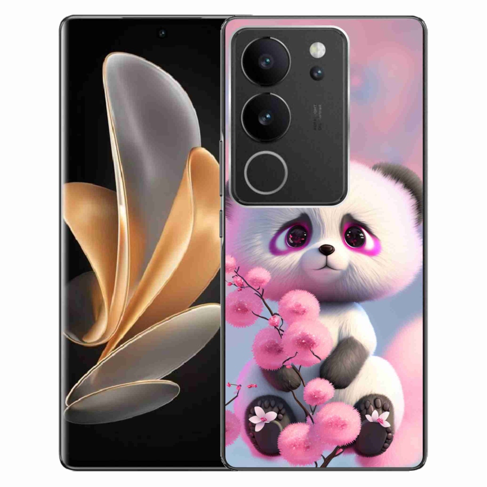 Gelový kryt mmCase na Vivo V29 5G - roztomilá panda 1
