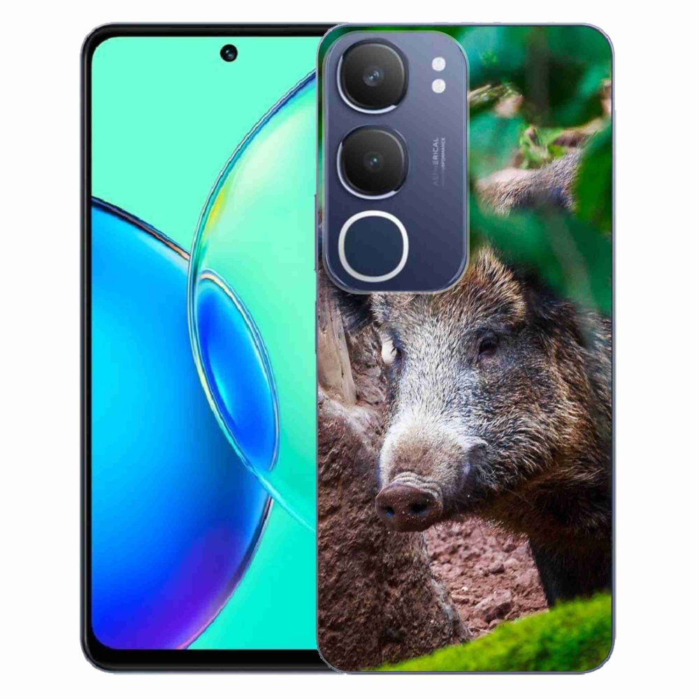 Gelový kryt mmCase na Vivo Y19s - divoké prase