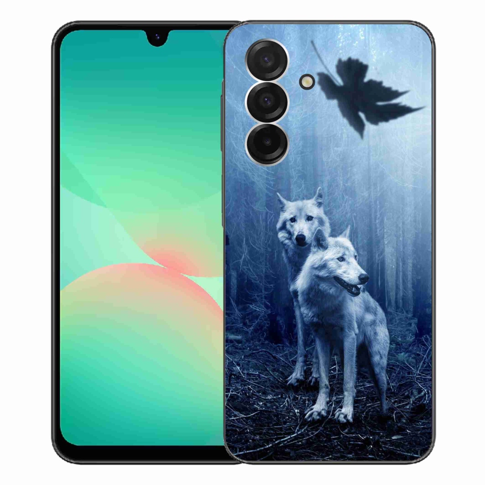 Gelový kryt mmCase na Samsung Galaxy A26 5G - vlci v lese