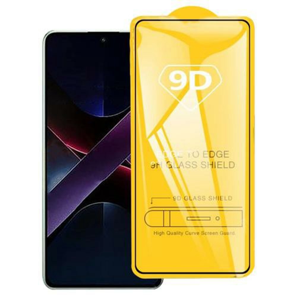 9D celoplošné tvrzené sklo (lepidlo pouze na hranách) na Xiaomi Poco X7 Pro 5G