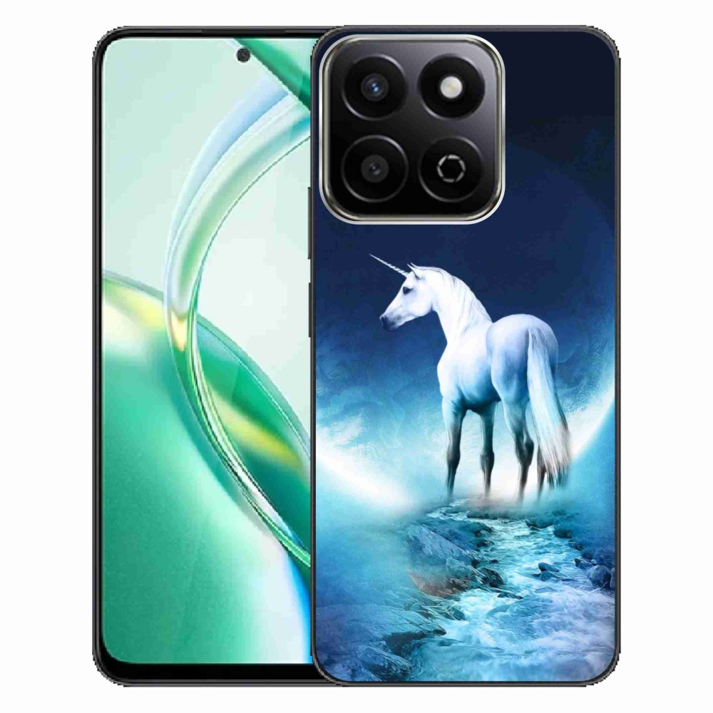 Gelový kryt mmCase na Honor 200 Smart 5G - bílý jednorožec